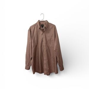 Men’s Jos. A. Bank Multicolor Checkered Button Down Shirt Large